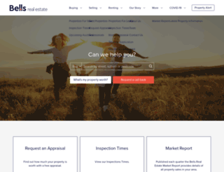 bellsrealestate.com.au screenshot