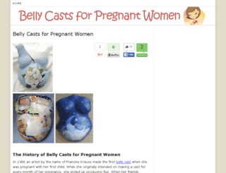 bellycastsforpregnantwomen.com screenshot