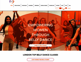 bellydancebodymind.com screenshot