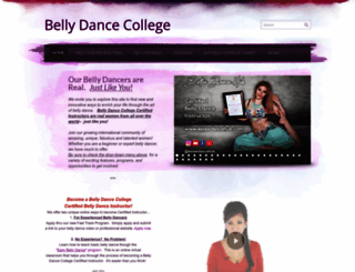 bellydancecollege.com screenshot