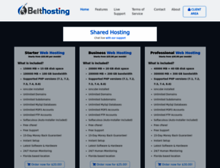 belthosting.com screenshot