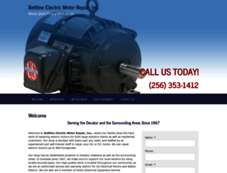 beltlineelectricmotorrepair.com screenshot