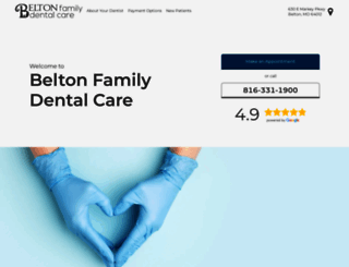 beltonfamilydentalcare.com screenshot