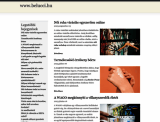 belucci.hu screenshot