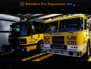 belvederefiredepartment.com screenshot