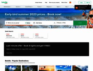 belvilla.co.uk screenshot