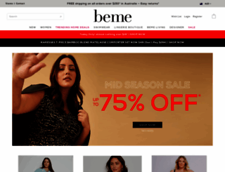 beme.com.au screenshot