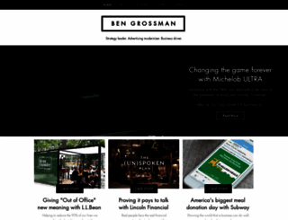 ben-grossman.com screenshot