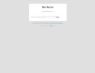 ben-rector.myshopify.com screenshot