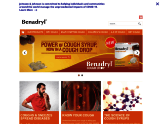 benadryl.co.in screenshot