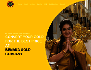 benakagoldcompany.com screenshot