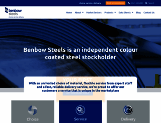 benbowsteels.com screenshot