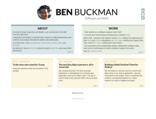benbuckman.net screenshot