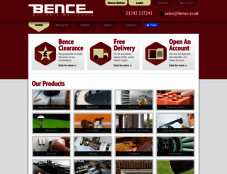 bence.co.uk screenshot