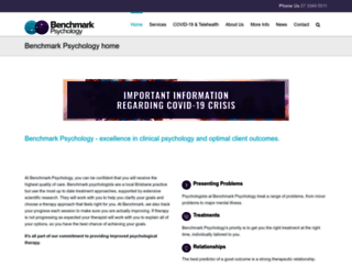 benchmarkpsychology.com.au screenshot