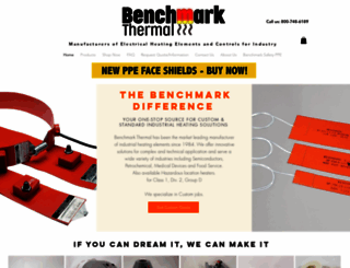 benchmarkthermal.com screenshot
