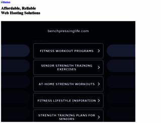 benchpressinglife.com screenshot