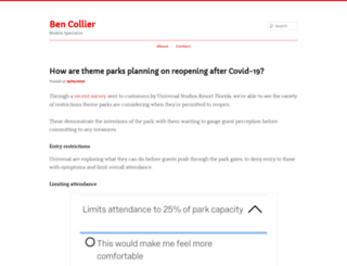bencollier.net screenshot