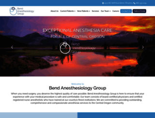 bendanesthesia.com screenshot