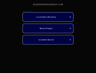 bendbrewingbeer.com screenshot
