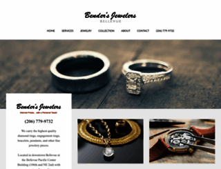 bendersjewelers.com screenshot