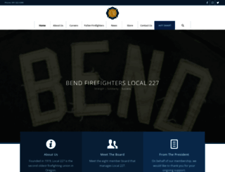 bendfirefighters.org screenshot