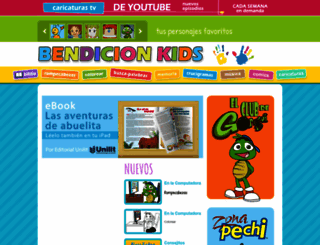 bendicionkids.com screenshot