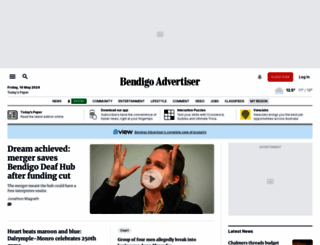 bendigoadvertiser.com.au screenshot