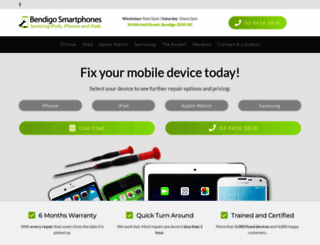 bendigosmartphones.com.au screenshot