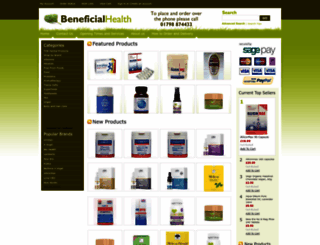 beneficialhealth.co.uk screenshot