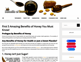 benefits-of-honey.com screenshot