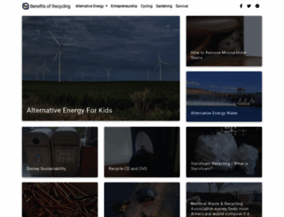 benefits-of-recycling.com screenshot