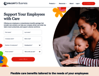 benefits.care.com screenshot