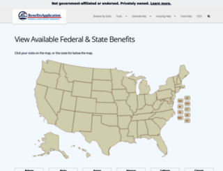 benefitsapplication.com screenshot