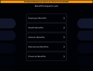 benefitsrequest.com screenshot