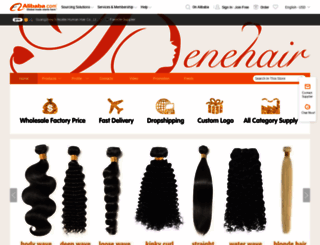 benehair.en.alibaba.com screenshot