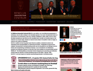 benelux-universitair-centrum.org screenshot
