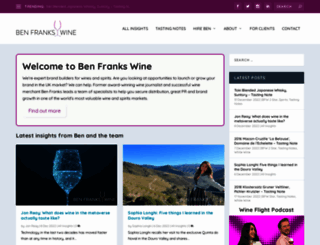 benfranks.wine screenshot