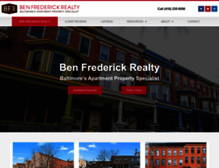 benfrederick.com screenshot