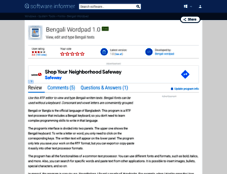 bengali-wordpad.informer.com screenshot