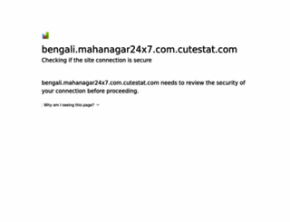 bengali.mahanagar24x7.com.cutestat.com screenshot