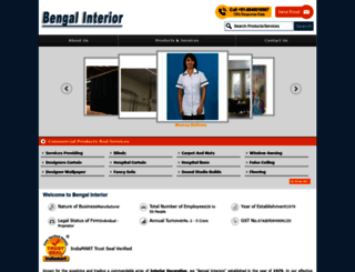 bengalinterior.in screenshot