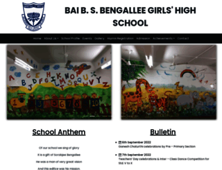 bengalleeschool.org screenshot