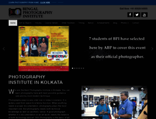 bengalphotographyinstitute.in screenshot