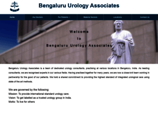 bengaluruurologyassociates.com screenshot