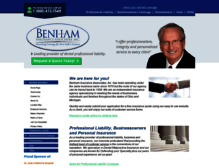 benhaminsurance.com screenshot