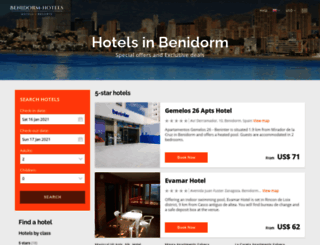 benidorm-hotels.net screenshot