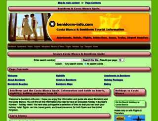 benidorm-info.com screenshot