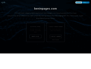beninpages.com screenshot