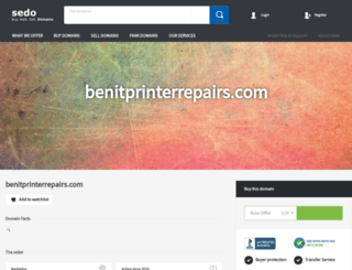 benitprinterrepairs.com screenshot